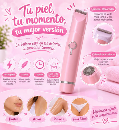 Rasuradora Depiladora Femenina 2 en 1